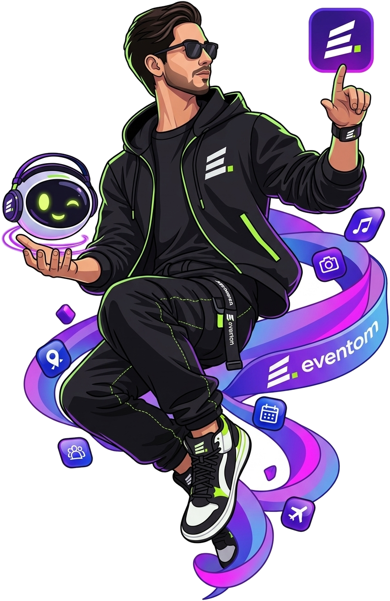 Eventom Genie — the founder